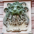 Lion face on the facade of the Frederick Building